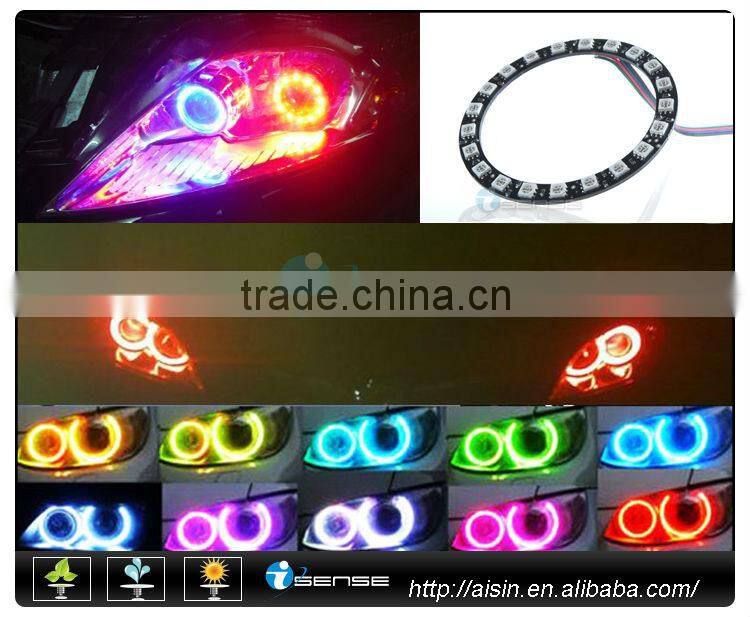 New Arrival 60/80/100/120mm 12V SMD 5050 RGB Angel Eyes SMD, LED Angel Eyes Color Change