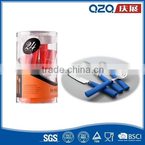 silver coated plastic cutlery T107