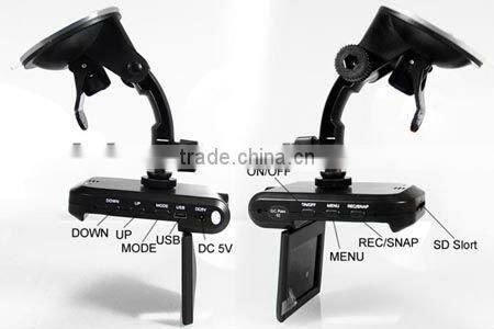 2.5 inch TFT HD 72 degree auto camera recording