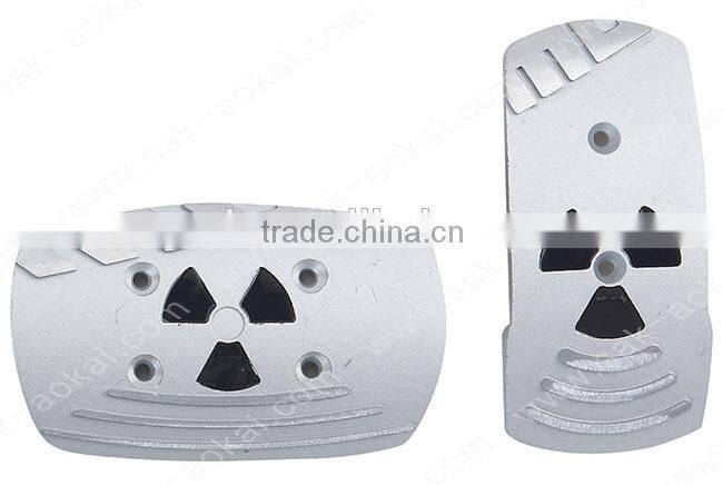 Universal aluminum non-slipautomatic car pedal pad