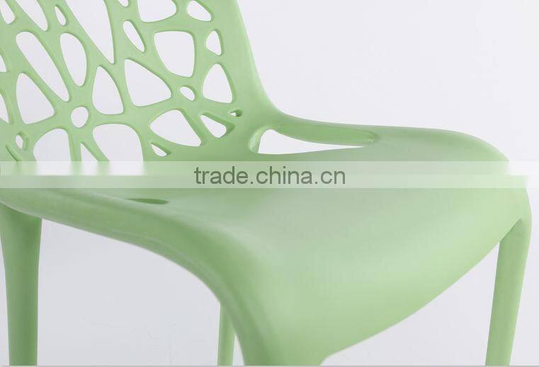 Plastic Stacking leisure modern chair/Furniture(1503)