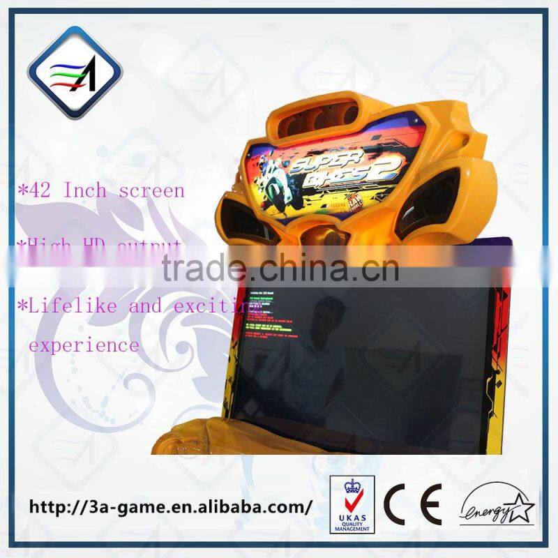 Amusement Ride Super Power FF Motor Simulator Racing Car Game Machine