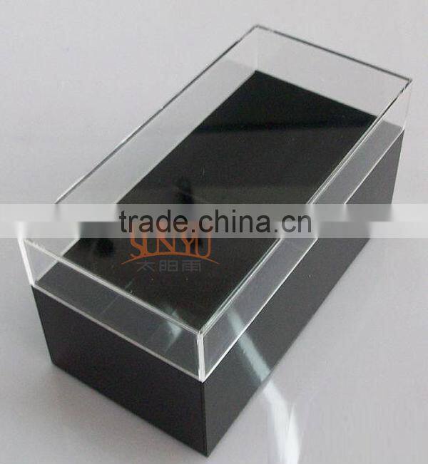 High Transparent 2 Drawers Acrylic Storage Case Jewelry Display Box Manufacturer
