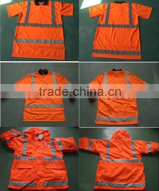 high visibility functional reflective safety jacket