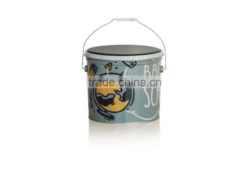 New Customized colorful metal kids storage stool