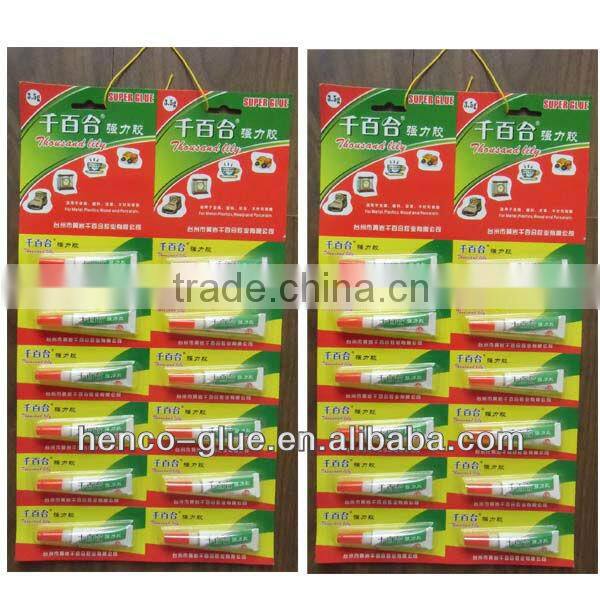 HOT Liquid Super Glue in aluminium tube 3g