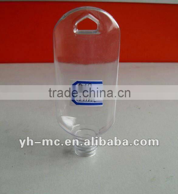 30-60ml PVC bottle 30ml/60ml Hook bottle for nail sanitizer