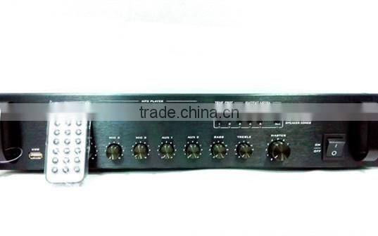 ITC TI-60U Series PA Sound System Used 5 Zone Mixer Amplifier with USB