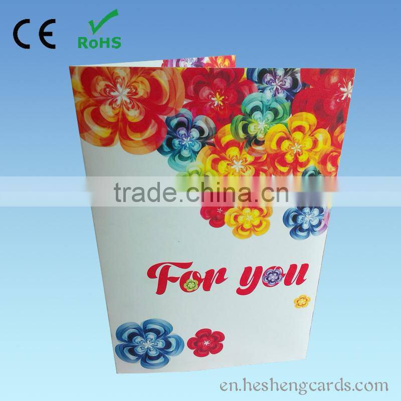 With always online service audio recording greeting card