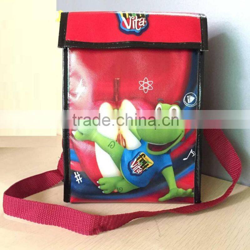 Factory Offer customized portable 420D polyester thermal insulated freezer bag