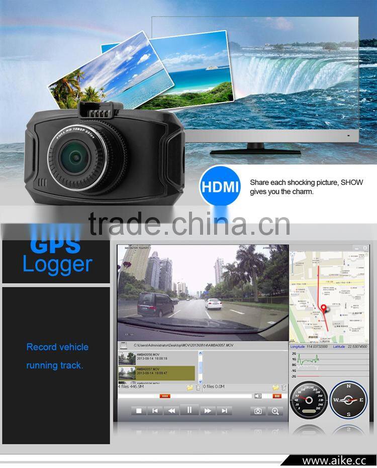New Original GS90C Ambarella A7LA70 1296P 1080P Full HD Car DVR Camera Driving Video Recorder 2.7"LCD G-Sensor GPS Dash Cam
