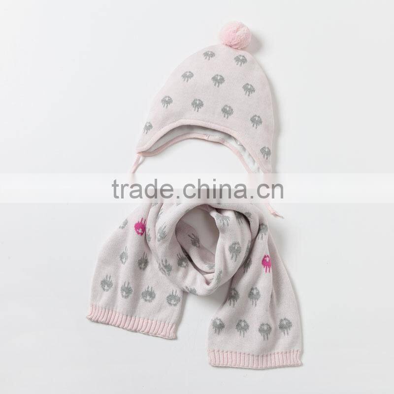 DB1818 dave bella autumn winter 100% cotton baby scarf infant christimas scarf