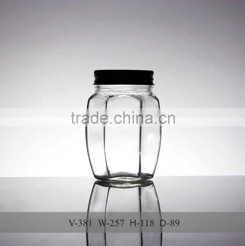 star shape glass wishing bottle with cork, gift jars