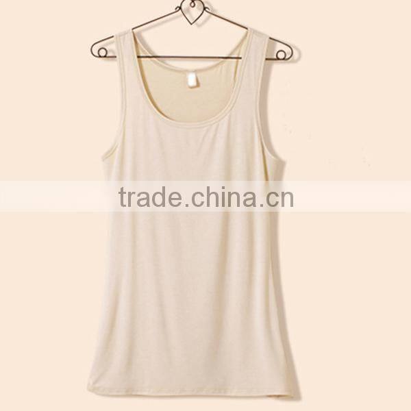 Wholesale cloth, bodybuilding tank tops for girls , custom fit 100 cotton tank top for women (lyt0300088)