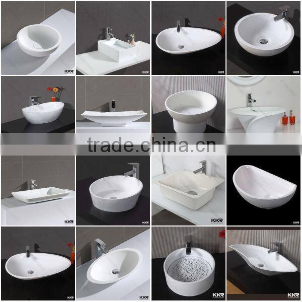 building project materials acrylic solid surface sink basins manufacturer
