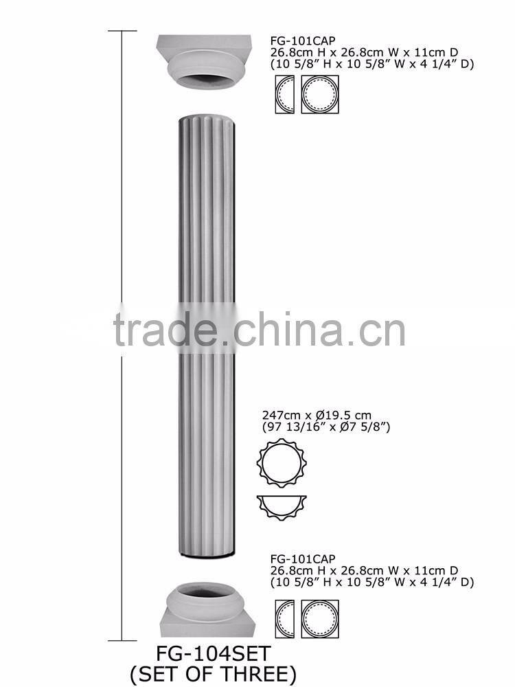 2016 High Quality Good price beautiful polyurethane Roman Corinthian Columns