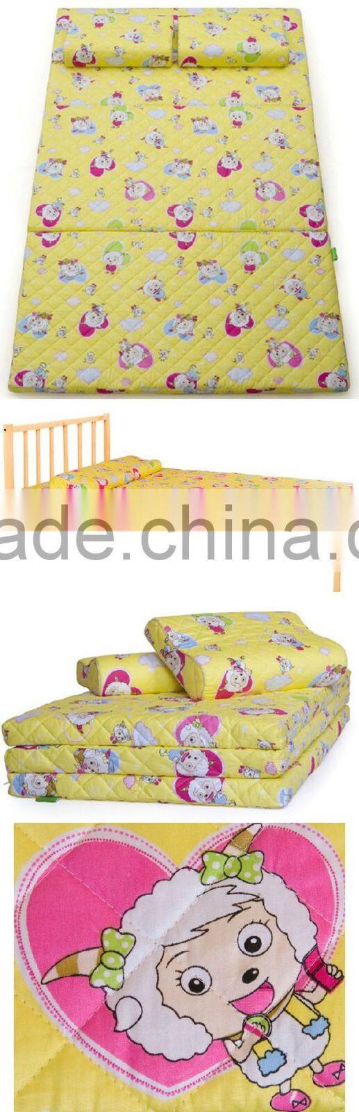 Middle zipper design crib foam mattress
