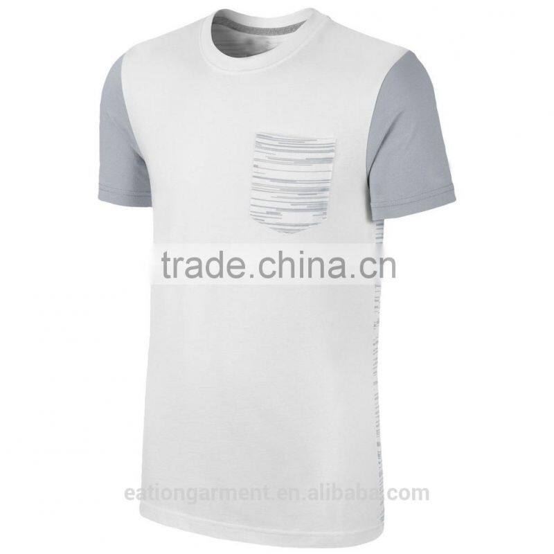 100% cotton Men's classic sports short sleeve printing T-shirt