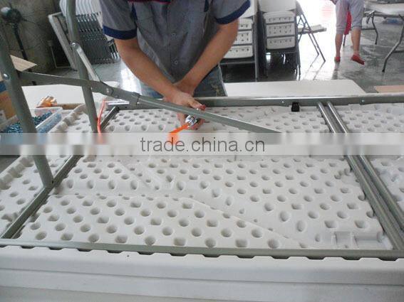 2015 most popular kids folding adjustable blow molding plastic table for dinner use