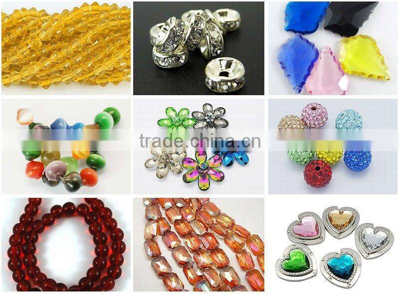 Wholesale Rondelle Imitation Jade Glass Beads Strands(EGLA-R035-8mm-14)