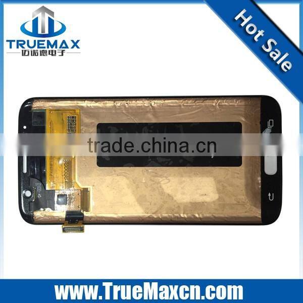 Cheap Displays for Samsung S7 Edge LCD Screen Black Gold