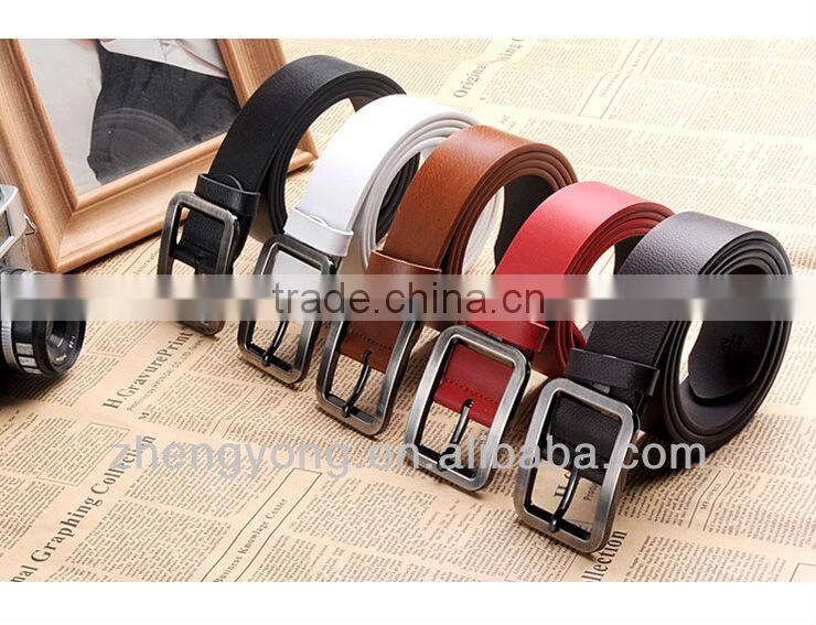 Fashion casual jeans unisex leather belt