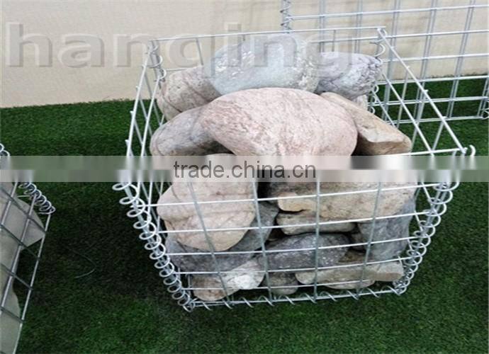 China wholesale Welded gabion / garden gabion landscape / stone cage retaining wall/hesco