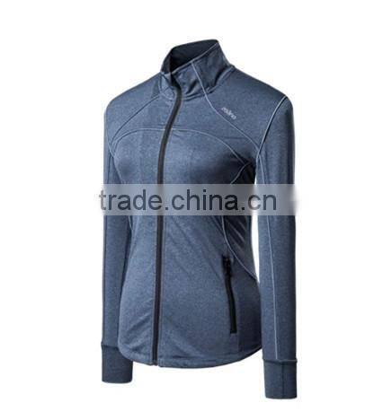 2016 wholesale OEM women fashional sport jacket/high spandex jacket