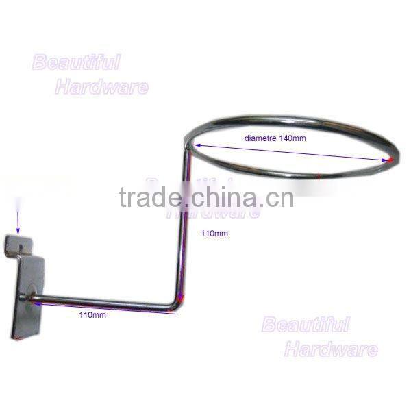 supermarket slatwall display helmets