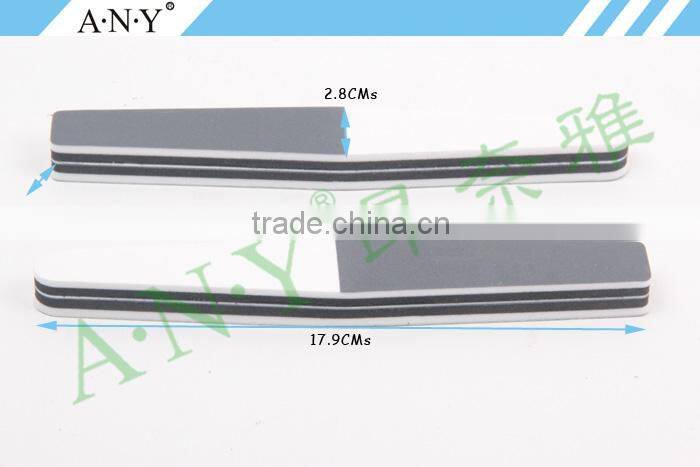 Nail Art Manicure Polishing Using Grey Sponge 3 Way Korea Paper Nail File