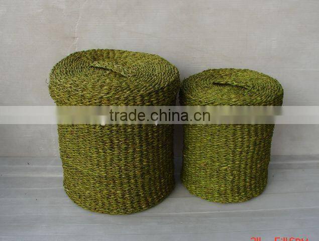 Block Color Twisted Seagrass Nested Set/2