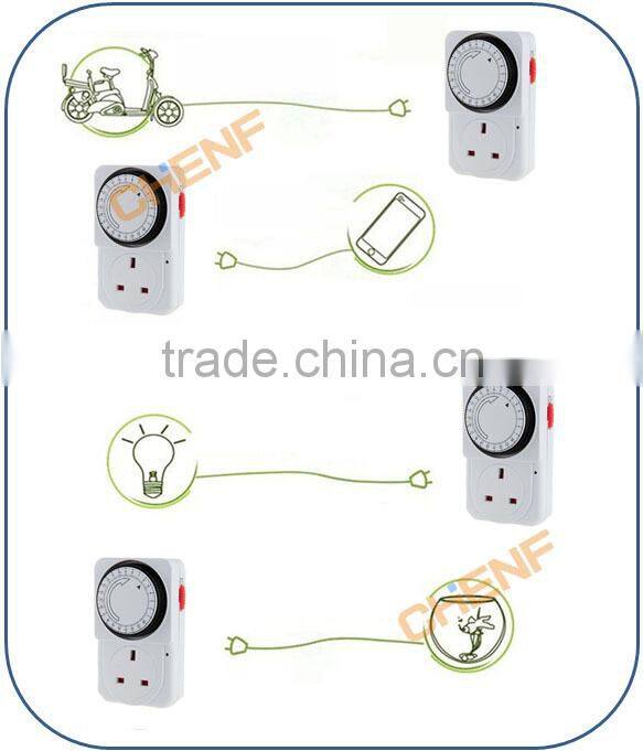 Hot Sell CF-TG-14 24 HOURS UK Standard Mechanical Timer Socket