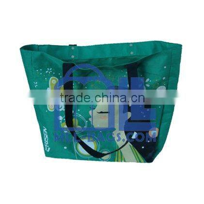 nice green tote shopping hand bag for women