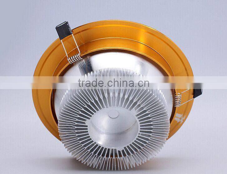 round led ceiling light for home/office/Supermarket 9w 12w 18w 24w ( golden/silver/black/ white color edge)