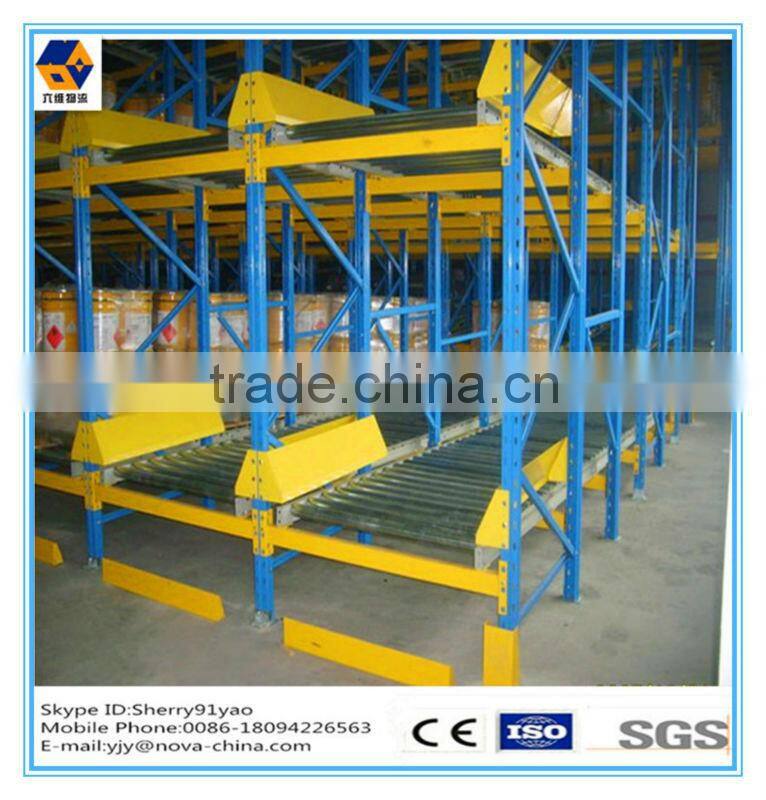 Heavy Duty Gravity Pallet Racking with System