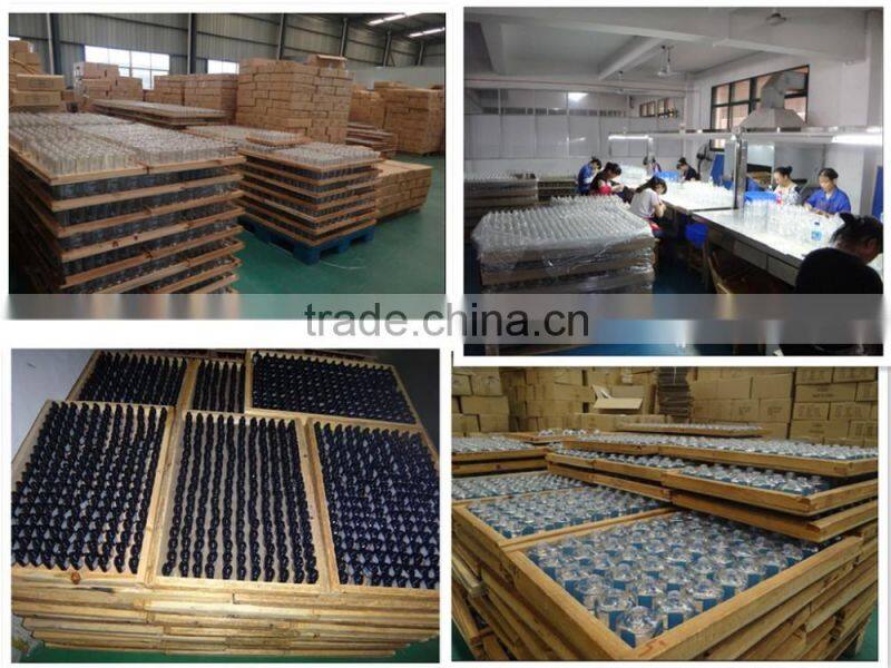 High quality 10ml square glass nail polish bottle with brush cap