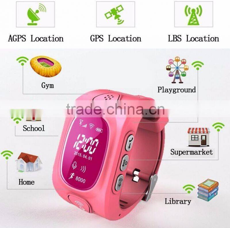 Top Selling smart watch Y3 Kids GPS Watch for SOS emergency call