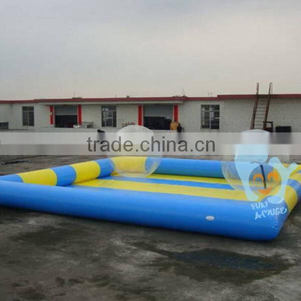 palm tree 0.6mm pvc heated inflatable pool