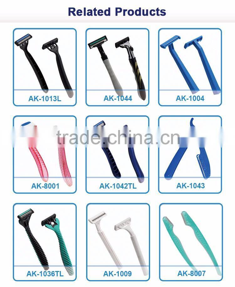 Professional beautiful comb with razor blade