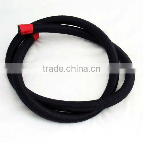 Supply new style garment used elastic antifatigue black elastic rope