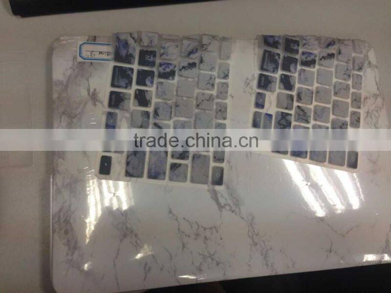 new products custom pattern pc case for marble macbook cover
