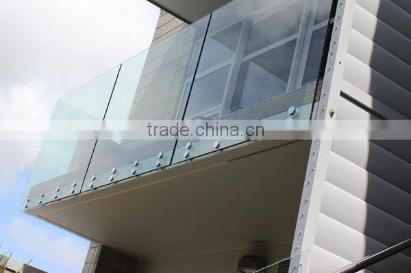 SS 201 304 316 inox glass handrail holder /glass clamp / stainless steel gardrail higne