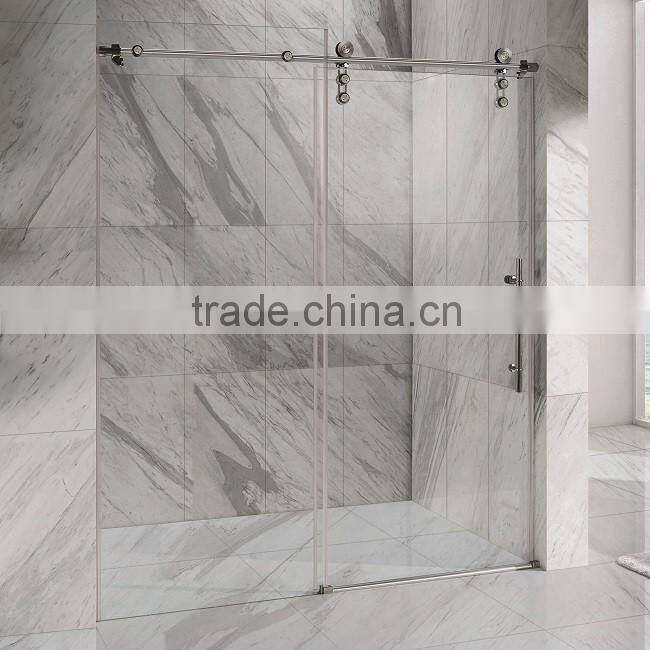 High Quality OEM Customize Service Frameless Sliding Shower Glass Door Shower Partition Manufactuer
