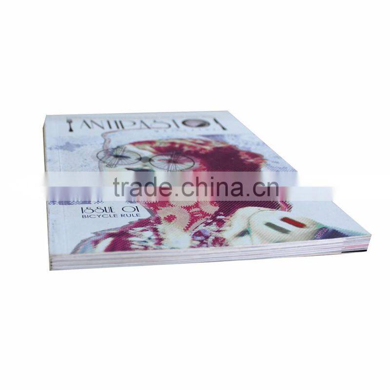 Custom cmyk color magazine printing service