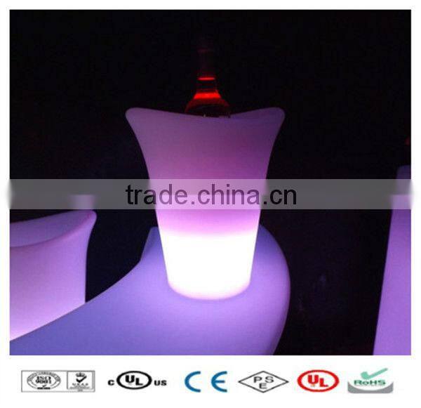 Plastic Wine Bucket led ice cooler
