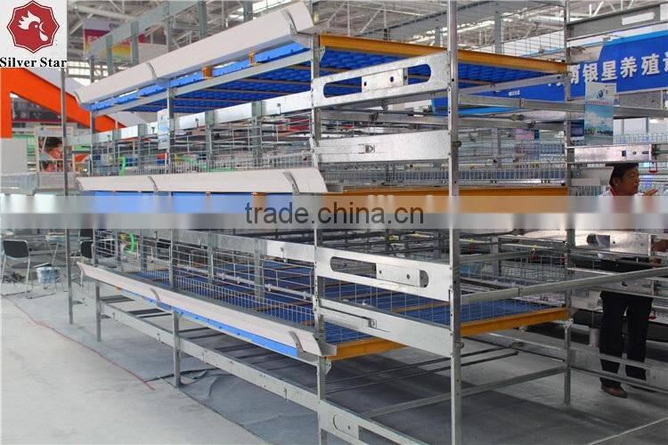 Galvanized wire mesh poultry cages for broiler chicken