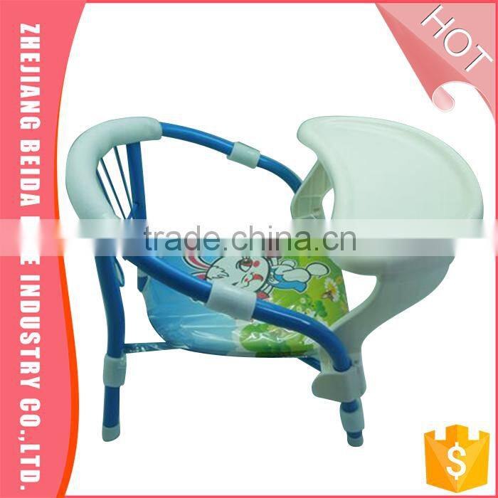 Comfortable Colorful Printed Metal Dining Room Kid Chair