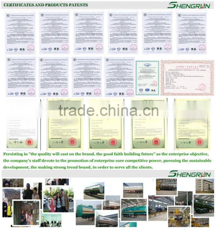 Shengrun factory best price tri-axle flatbed semi trailer 40Tons capacity for sale