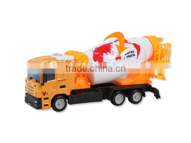 1:64 alloy concrete mixer truck toy