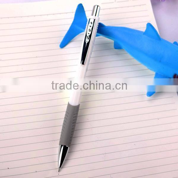 HR-Y390 Elegant white mechanical pencil with metal clip